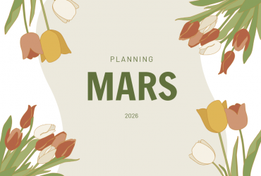 Planning de mars 2026